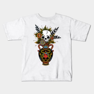 Mrs. Bouquet - traditional tattoo design - color Kids T-Shirt